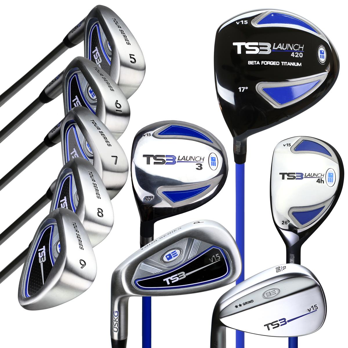 Left Hand TS3-51 10 Club Only Set, Graphite Shafts | U.S. Kids Golf